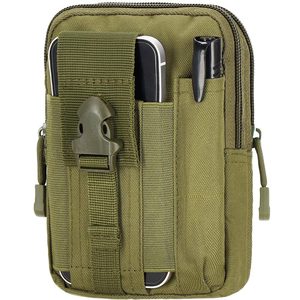 Borseta sport de brau, impermeabila, cu prindere la curea, 18x12x5cm, verde