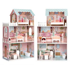 Homelux Casă de păpuși Barbie cu mobilier