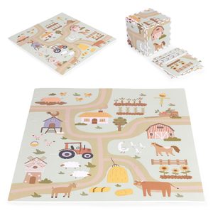Homelux Covor de joacă din spumă EVA pentru copii Farm 90,5x90,5 cm 21 bucăți