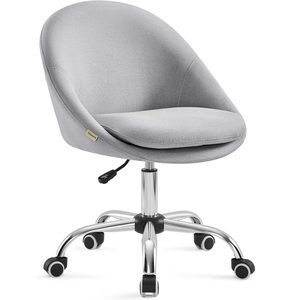 SONGMICS Scaun de birou ergonomic, inaltime reglabila, 60x60x(80-90) cm, gri