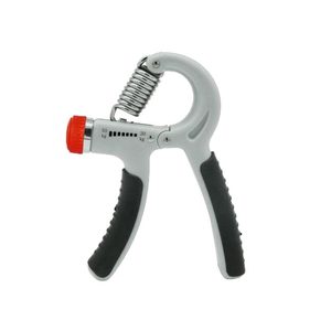 Flexor ajustabil pentru antebrat si degete, rezistenta 20-50 kg, manere antiderapante, negru/gri