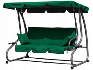 Homelux Leagăn de grădină pliabil, verde