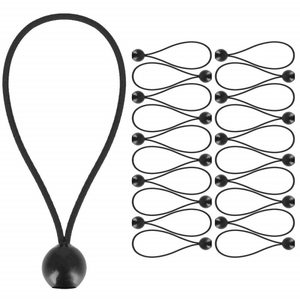 Set elastice cu bila pentru fixare prelate sau bannere, reutilizabile, 20 bucati