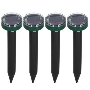 Set 4 aparate solare pentru alungarea cartitelor, functionare prin vibratii si sunete cu frecventa 400-1000 Hz, 26 cm