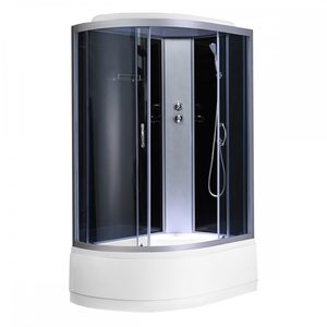 Cabină de duș Cora cu tavă adâncă și instalare pe partea dreaptă