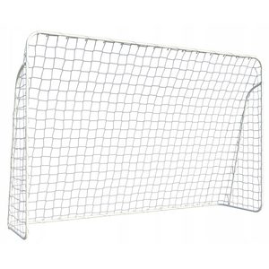 Poarta de fotbal cu plasa, cadru metalic, 300x120x200 cm, include ancore fixare si minge de fotbal