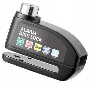 Antifurt cu alarma pentru disc frana bicicleta, impermeabil, sonor puternic 110 db