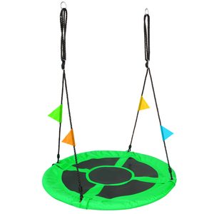 Leagan tip cuib Sersimo GO-L70D4A, 80cm, 100 kg, verde