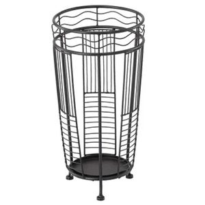 Suport pentru umbrele din metal, 25x25x49 cm, negru