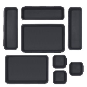 Organizator sertar bucatarie, 8 piese, negru