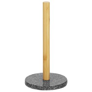 Suport prosoape de bucatarie din bambus cu suport de granit, 29cm