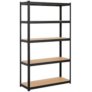 Raft cadru metalic modular pentru depozitare, 5 polite, 180x90x40cm, sarcina 825kg