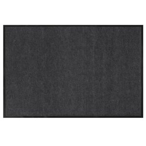 Covoras intrare absorbant antimurdarie, PVC antiderapant, 90x150 cm, gri
