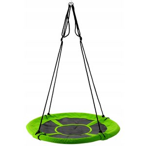 Leagan tip cuib Sersimo G-Line, 100cm, inaltime reglabila, 150 kg, Verde Negru