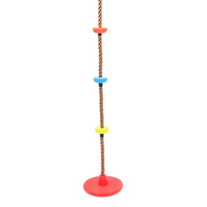 Franghie pentru catarat cu disc, 220 cm, fibra impletita, capacitate 60 kg, multicolor