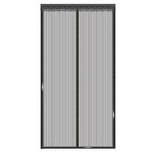 Plasa anti-insecte, cu inchidere magnetica, latime 80-100cm, inaltime 210-220cm, gri