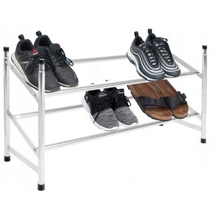 Pantofar extensibil cu 2 rafturi, 62-115cm, cromat