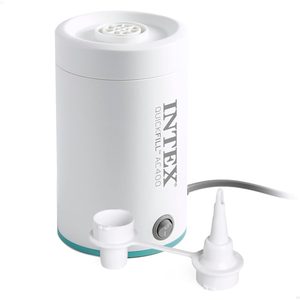 Pompa electrica Intex 66646 QuickFill AC400, umflare si dezumflare, 400 L/min, alimentare priza