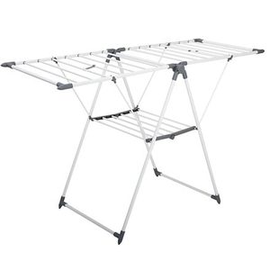 Uscator rufe 5Five Sinai cu lungime de uscare 15 m, otel si polipropilena, 150x61x96 cm, gri