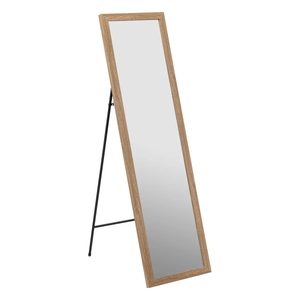 Oglinda de podea 5Five Matching cu cadru PS, pliabila, 35x125 cm, maro