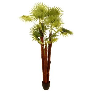 Planta artificiala Atmosphera Palmier cu ghiveci, 110x110x190 cm, verde