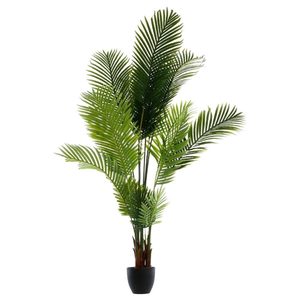 Palmier artificial cu ghiveci, 114x105x170 cm, verde