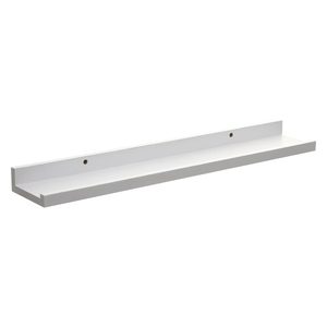 Raft perete 5Five Fixy pentru rame foto, MDF, 58x10x4 cm, alb