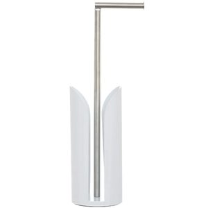 Suport hartie igienica 5Five Colors, otel, 15x60 cm, alb