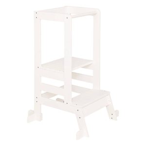 Turn observatie copii Atmosphera Lea din lemn de pin, 51x51x90 cm, alb