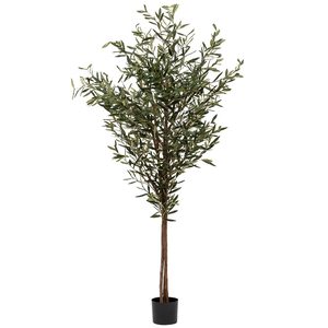 Planta artificiala Atmosphera Maslin decorativ cu ghiveci, 210 cm, verde