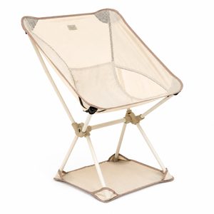Scaun pliabil camping sau pescuit 5Five cu cadru din otel si sezut din poliester, 72x56x53 cm, bej