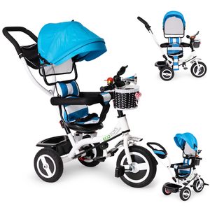 Homelux Tricycle tricycle tricycle swivel awning with durable tyres blue