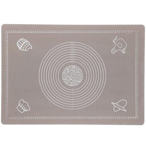 Plansa din silicon alimentar de framantat aluat, rezistenta la temperaturi ridicate, 65x45cm, gri