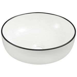 Kerra KR-98 WH/BL chiuvetă cu design ceramic
