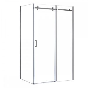 Cabină de duș asimetrică Bold-in 80x100 cm fără cădiță de duș