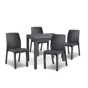 Set mobilier de grădină Goti 4+1, grafit