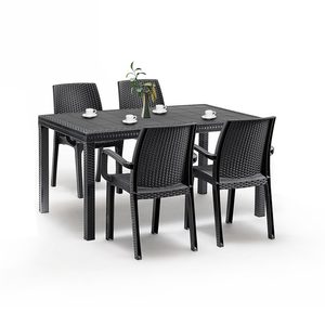 Set mobilier de grădină Corri 4+1, grafit