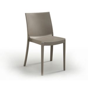 Scaun de grădină din plastic Pirlo, model cappuccino
