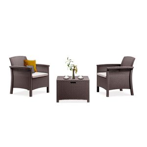 Set mobilier de grădină Venus Balcon, maro