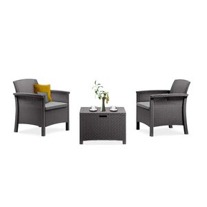 Venus Balcony set mobilier de grădină grafit