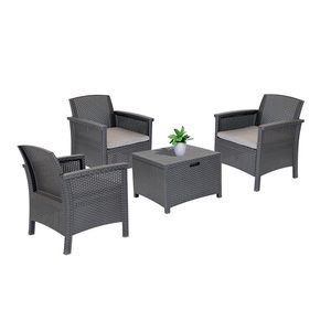 Set de mobilier de grădină Venus Trio grafit