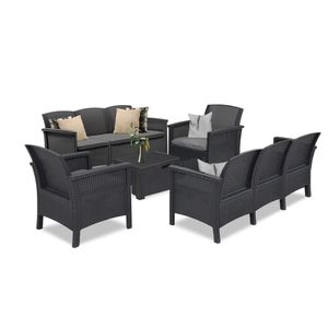 Set de mobilier de grădină Venus Large cu 8 locuri