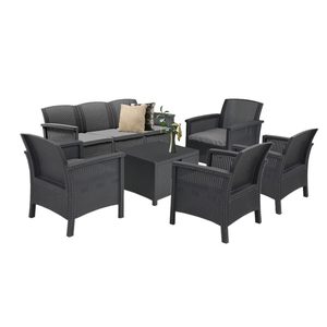 Set de mobilier de grădină Venus II Large cu 7 locuri