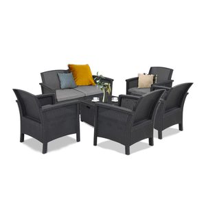 Set de mobilier de grădină Venus II Big cu 6 locuri