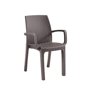 Scaun de grădină din plastic Verdi, model cappuccino