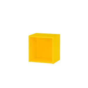 Boxie dulap de perete deschis 40x40x27 cm galben