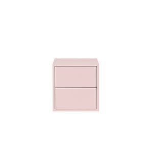 Boxie 2 sertare dulap de perete 40x40x37 cm roz