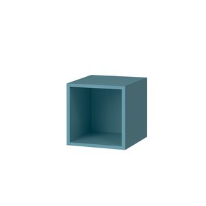 Boxie dulap de perete deschis 40x40x37 cm albastru petrol