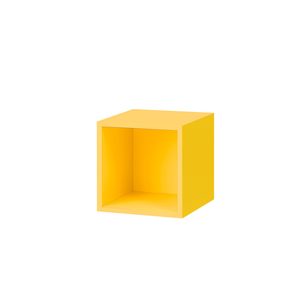 Boxie dulap de perete deschis 40x40x37 cm galben