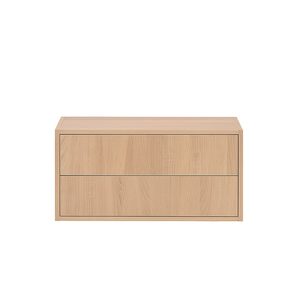 Boxie dulap de perete cu 2 sertare 40x80x37 cm stejar sonoma